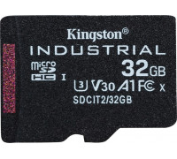 SD  Kingston Industrial MicroSDHC 32 GB Class 10 UHS-I/U3 A1 V30 (SDCIT2/32GBSP)