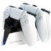 SteelDigi dual station charging to the pads PS5 white