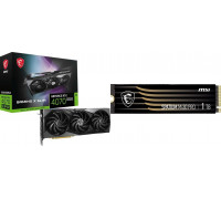 *RTX4070Super MSI GeForce RTX 4070 SUPER 12G GAMING X SLIM + Spatium M480 Pro 1TB M.2 2280 PCI-E x4 Gen4 NVMe