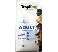 TropiDog TROPIDOG Premium Adult medium & large breeds bogty in salmon and rice 12kg