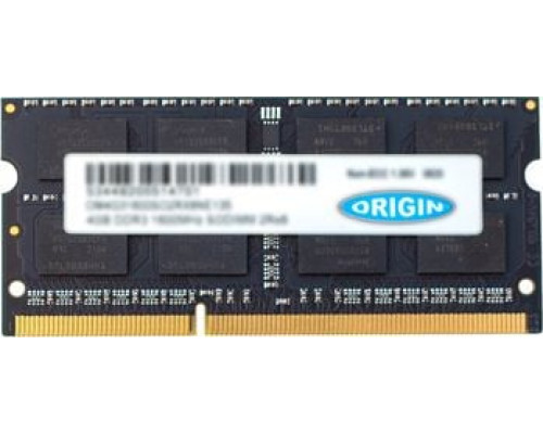 Origin Storage SODIMM, DDR3L, 4 GB, 1600 MHz, CL11 (OM4G31600SO1RX8NE135)