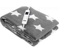 Noveen EB651 Blanketelectric  super soft 130x180 cm grey stars