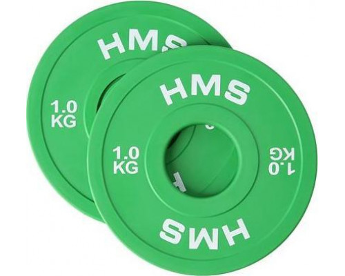 HMS CBRS10 Plate Olympic 2 X 1.0 kg
