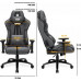 IMBA Seat WARLOCK material szaro-Black