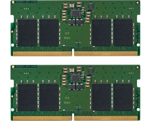 Kingston ValueRAM, SODIMM, DDR5, 32 GB, 4800 MHz, CL40 (KVR48S40BS8K2-32               )