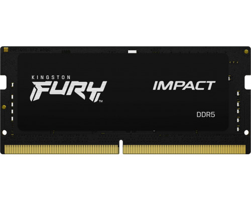 Kingston Fury Impact, SODIMM, DDR5, 8 GB, 4800 MHz, CL38 (KF548S38IB-8                   )