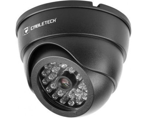 Cabletech Atrapa kamery kopułkowej z LED DK-3 Cabletech