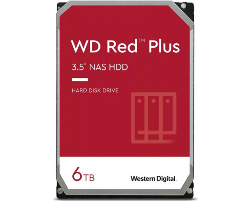 WD Red Plus 6 TB 3.5'' SATA III (6 Gb/s)  (WDBAVV0060HNC-WRSN)