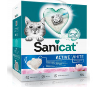 Sanicat Active White, litter, cat, lotos,10L, caking