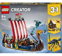 LEGO Creator Statek wikingów i wąż z Midgardu (31132)