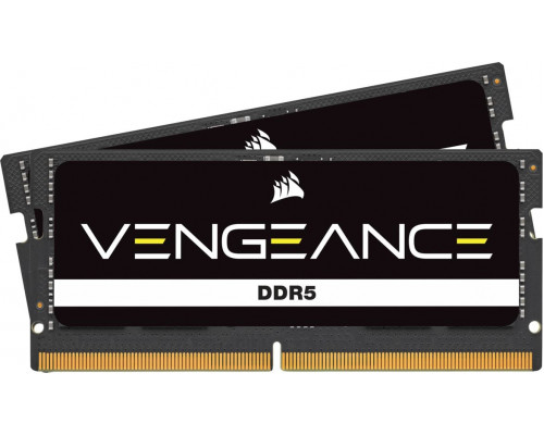 Corsair Vengeance, SODIMM, DDR5, 32 GB, 4800 MHz, CL40 (CMSX32GX5M2A4800C40)