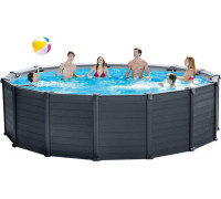 Intex Swimming pool ground Graphite Gray Panel, 478x124 cm