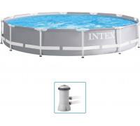 Intex Swimming pool Prism Frame Premium with accessories 366x76 cm