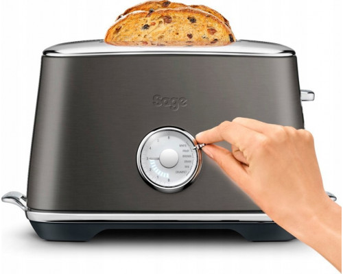 Sage Sage Toaster Luxe Toast Select black steel