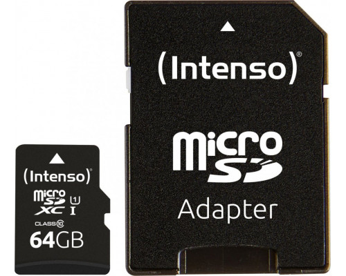 SD  Intenso Performance MicroSDXC 64 GB Class 10 UHS-I/U1  (3424490)