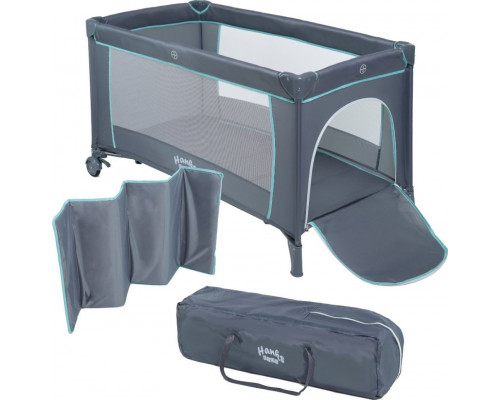 Hanks Kids COT TOURIST SIMPLE GREY HANKSKIDS