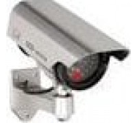 Orno Dummy surveillance camera CCTV, battery, silver