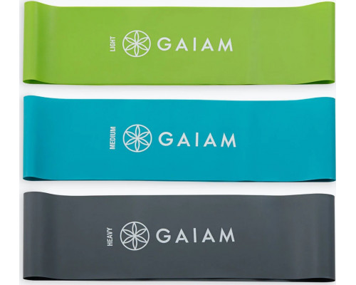 Gaiam Zestaw gum oporowych treningowych do ćwiczeń Gaiam