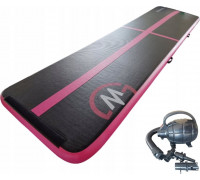 Master AirTrack Dmuchana Mata Gimnastyczna MASTER 500 x 100 x 10 cm Black-Pink