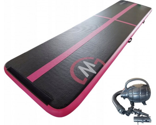 Master AirTrack Dmuchana Mata Gimnastyczna MASTER 500 x 100 x 10 cm Black-Pink
