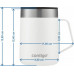 Contigo Contigo Streeterville grey 420ml Contigo Contigo Streeterville grey 420ml
