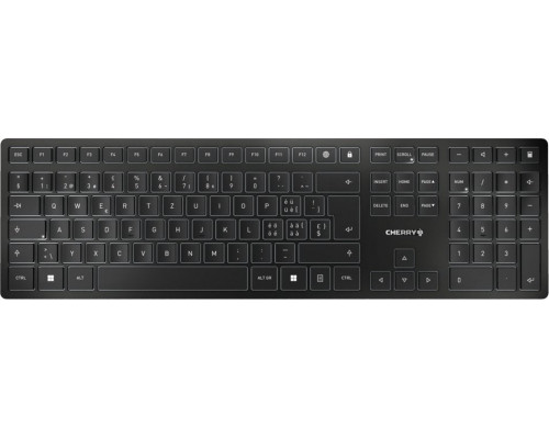 Cherry CHERRY KW 9100 SLIM  RF Wireless + Bluetooth QWERTZ Swiss Black