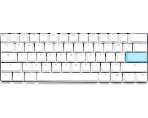Ducky Ducky One 2 Pro Mini White Edition Gaming Tastatur, RGB LED - Gateron Yellow (US)