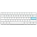 Ducky One 2 Pro Mini White Edition Gaming  RGB LED - Kailh Brown (US)