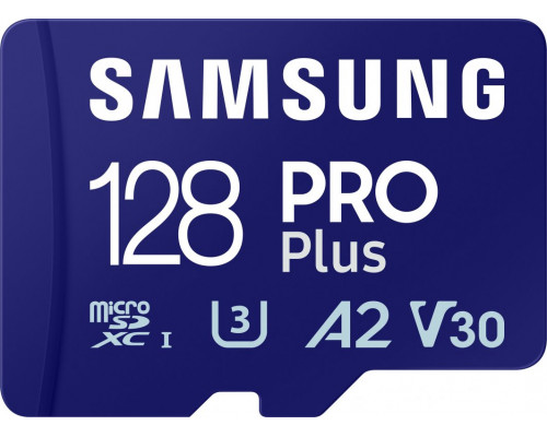 SD  Samsung PRO Plus MicroSDXC 128 GB U3 A2 V30 (MB-MD128SA/EU)