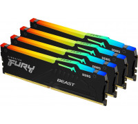 Kingston Fury Beast RGB, DDR5, 128 GB, 5200MHz, CL40 (KF552C40BBAK4-128)