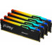 Kingston Fury Beast RGB, DDR5, 128 GB, 5200MHz, CL40 (KF552C40BBAK4-128)