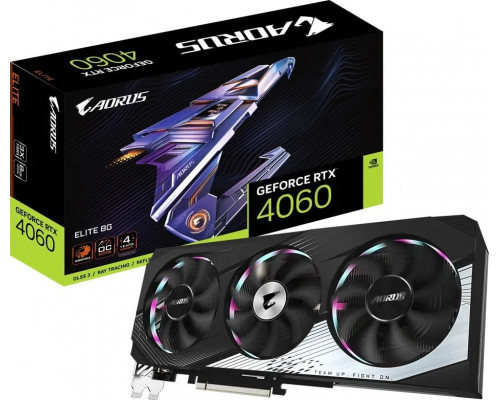 *RTX4060 Gigabyte Aorus GeForce RTX 4060 Elite 8GB GDDR6 (GV-N4060AORUS E-8GD)