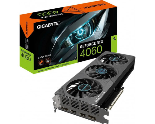 *RTX4060 Gigabyte GeForce RTX 4060 Eagle OC 8GB GDDR6 (GV-N4060EAGLE OC-8GD)