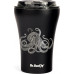 Dr.Bacty Mug ceramic with lid Dr.Bacty Apollo Octopus - black