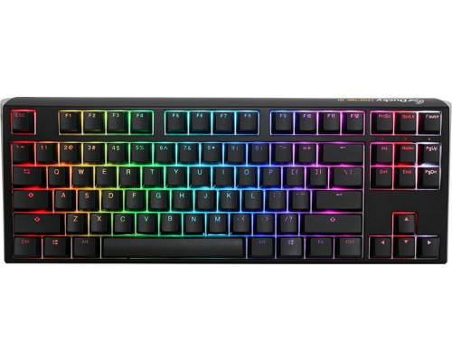 Ducky Ducky One 3 Classic Black/White TKL Gaming Tastatur, RGB LED - MX-Black