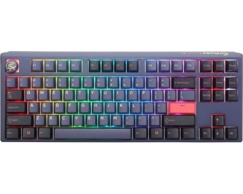 Ducky Ducky One 3 Cosmic Blue TKL Gaming Tastatur, RGB LED - MX-Speed-Silver (US)