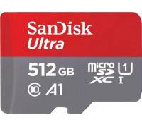SD  SanDisk Ultra MicroSDXC 512 GB Class 10 UHS-I/U1 A1 (SDSQUAC-512G-GN6FA)