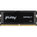 Kingston Fury Impact, SODIMM, DDR5, 16 GB, 6000 MHz, CL38 (KF564S38IB-16)