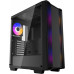 Deepcool Deepcool CC560 (with 4pcs ARGB Fans) Black, Mid-Tower, Power supply included No