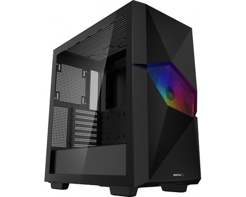 Deepcool Deepcool MID TOWER CASE CYCLOPS BK Side window, Black, Mid-Tower, Power supply included No