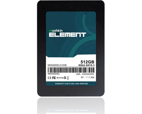 SSD 512GB SSD Mushkin Element 512GB 2.5" SATA III (MKNSSDEL512GB)