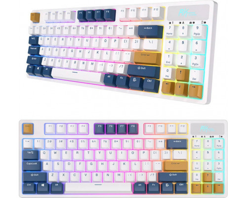 Royal Kludge mechaniczna Royal Kludge RK89 RGB, Lemon switch (biała)