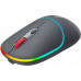 Canyon CANYON MW-22, 2 in 1 Wireless optical mouse with 4 buttons,Silent switch for right/left keys,DPI 800/1200/1600, 2 mode(BT/ 2.4GHz), 650mAh Li-poly battery,RGB backlight,Dark grey, cable length 0.8m, 110*62*34.2mm, 0.085kg