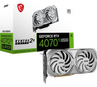 *RTX4070TiSuper MSI GeForce RTX 4070 Ti SUPER Ventus 2X White OC 16GB GDDR6X