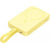 Baseus magnetyczny Baseus Magnetic Mini 10000mAh 20W MagSafe (żółty)