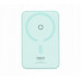 Baseus OS-Baseus MagPro Magnetic Bracket Wireless Fast-Charging Power Bank 5000mAh 20W Peppermint Blue (with Simply Series Charging Cable Type-C to Type-C (20V/3A) 30cm White)