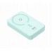 Baseus OS-Baseus MagPro Magnetic Bracket Wireless Fast-Charging Power Bank 5000mAh 20W Peppermint Blue (with Simply Series Charging Cable Type-C to Type-C (20V/3A) 30cm White)
