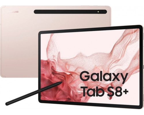 Samsung Galaxy Tab S8+ 12.4" 128 GB 5G Różowe (SM-X806BIDAEUE)