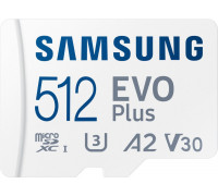 SD  Samsung EVO Plus 2024 MicroSDXC 512 GB Class 10 UHS-I/U1 A2 V30 (MB-MC512SA/EU)