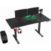 Gaming galds Ultradesk Level V2 Green Black 140 cmx68 cm Zielona podkładka